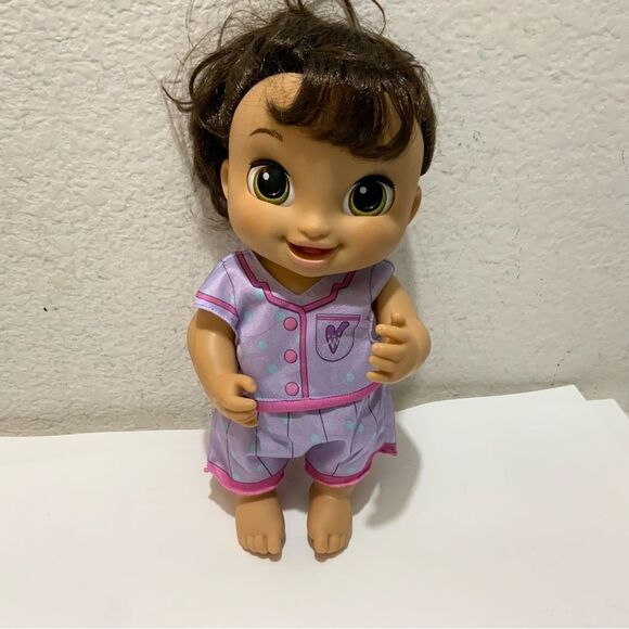 Baby Alive Lulu Achoo Interactive Doll Brown Hair 50+ Reactions Doll - Picture 3 of 4